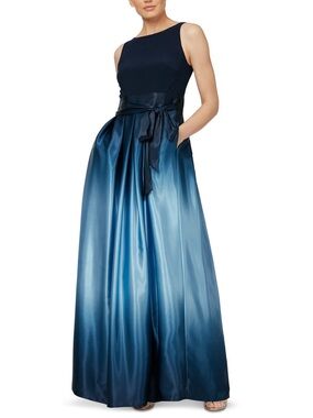 SLNY Blue Ombre Gown Size 16P